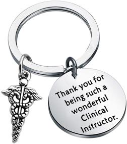 img 4 attached to BAUNA Nursing Instructor Keychain-Ring: Innovative Keychain for Nurse Clinical Instructors