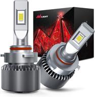 🔦 high-performance nilight nixmen 9005 hb3 led headlight bulb - 2pcs, 70w, 8000-10000lm, 350% brighter, high beam & low beam, halogen lamp replacement, led headlight conversion kit, 2-year warranty logo