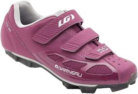 img 4 attached to 👟 Велосипедные туфли Louis Garneau Women's Multi Air Flex - Идеальны для велотренажеров, поездок в городе и горного катания - Совместимы с шиповками SPD для горных педалей - Цвет Magenta/Drizzle - Размер US 10 EU 41