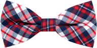 👔 carahere boy's plaid bow ties - handmade accessories for a trendy look logo