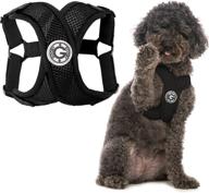 gooby comfort x step in harness - no pull small dog harness with choke-free x frame - ideal for medium and small dogs - perfect indoor and outdoor use logo