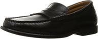 izod edmund penny loafer black men's shoes for loafers & slip-ons logo