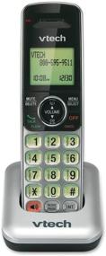 img 2 attached to 📞 VTech CS6429-4 4-Handset DECT 6.0 Cordless Phone: Answering System, Caller ID | Expandable up to 5 Handsets | Wall-Mountable | Silver/Black