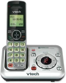 img 3 attached to 📞 VTech CS6429-4 4-Handset DECT 6.0 Cordless Phone: Answering System, Caller ID | Expandable up to 5 Handsets | Wall-Mountable | Silver/Black