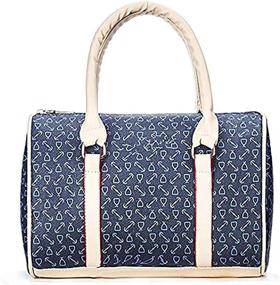 img 2 attached to 👜 6-Piece PU Leather Tote Purse Set for Women - Multi-purpose Classic Shoulder Bag Collection