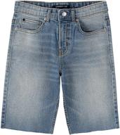 👖 boys' calvin klein stretch denim boston clothing - optimized for shorts logo