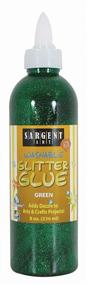 img 1 attached to Sargent Art 22-1966 8-Ounce Glitter Glue, 🎨 Green: Sparkle and Create with Vibrant Glitter Glue!