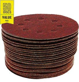 img 3 attached to Gator 4347 5-Inch Random Orbit Hook & Loop Red Resin Aluminum Oxide Sanding Discs, 40 Grit