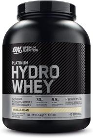 img 4 attached to 🏋️ Optimum Nutrition Platinum Hydrowhey Protein Powder, 100% Hydrolyzed Whey Protein Isolate Powder, Velocity Vanilla Flavor, 3.5 lbs (Packaging May Vary)