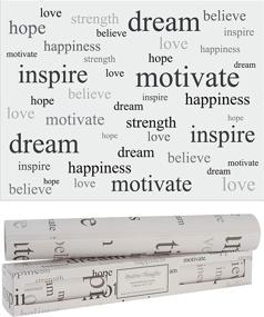 img 4 attached to 🌸 Scentennials Scented Drawer and Shelf Liners: Inspirational Wording Prints, 6 Large Non-Adhesive Sheets, Ideal for Closet Shelves and Dresser Drawers (Positive Thoughts)