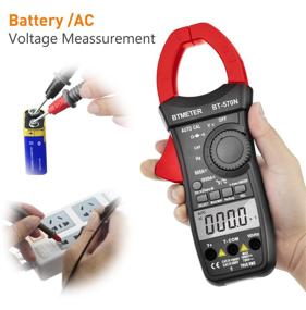 img 2 attached to Inrush Current Clamp Multimeter BT-570N TRMS | BTMETER 5999 🔌 Display Clamp-on Amp Meter for AC/DC Voltage Amperage Ohm Temperature Test