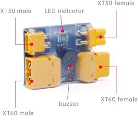 img 2 attached to 🔥 iFlight Quad FPV Racing Drone Smoke Stopper | XT30/XT60 with Alarm Buzzer | Short-Circuit Protection & Safety Inspection | 2-6S RC