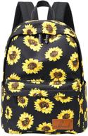 yellow sunflower lightweight 🌻 backpack: a beautiful & functional choice logo