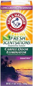 img 4 attached to 🏝️ Arm &amp; Hammer Island Mist Carpet Odor Eliminator - 30 oz. Pack of 6