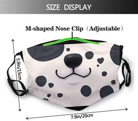 img 3 attached to Dalmatian Washable Reusable Adjustable Earloops Boys' Accessories in Cold Weather