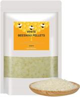 🕯️ 2lb beeswax pellets - pure white bees wax pastille, triple filtered, easy melt beeswax pastilles for candle making, homemade handmade diy projects, lip balms, lotions logo