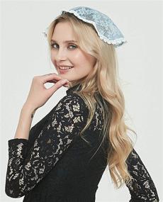 img 3 attached to 👒 Цветочный Шапл Легкие Вышитые Женские Аксессуары для Особых Праздников