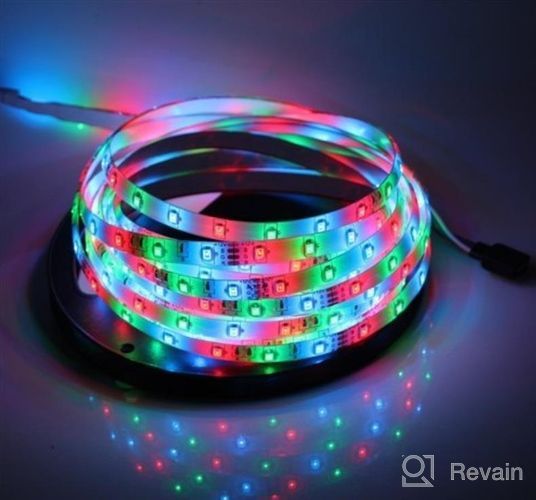 img 1 attached to Enhance Your Space with Ksipze RGB Led Strip Lights - 50ft Color Changing Kit for Room Bedroom Kitchen Home Indoor (50 FT) review by Kim Sanchez