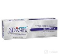 img 1 attached to Crest 3D White Brilliance Toothpaste, Refreshing Vibrant Peppermint Flavor, 3.9 Oz (Pack of 3) review by Josh Rengo