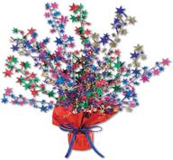 🎉 sparkling beistle 15-inch star gleam 'n burst centerpiece: perfect party decor! logo