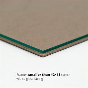 img 2 attached to 🖼️ Craig Frames FM26DKW Dark Brown 12x16-Inch Picture Frame: Smooth Wrap Finish, Wide 1.26-Inch Design