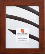 🖼️ craig frames fm26dkw dark brown 12x16-inch picture frame: smooth wrap finish, wide 1.26-inch design логотип