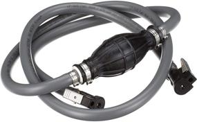 img 2 attached to 🚤 Attwood 93806ELP7 Fuel Line Kit for Johnson and Evinrude Engines: 6ft Long, 3/8-Inch Diameter with Fittings