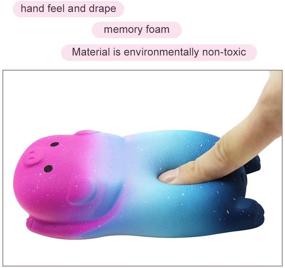 img 3 attached to Mini Cute Pig Wrist Rest Mouse Pad - Ergonomic Memory Foam Pig Shape Mousepad with Starry Sky Design for Office Computer Laptop - Comfortable and Pain Relief Support Cushion Mat