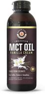 🥥 rapidfire mct oil: pure coconut-based fuel with vanilla cream flavor - 30 servings (15 fl oz) logo