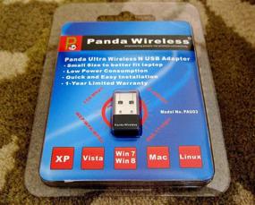 img 1 attached to 🐼 Panda Ultra WiFi (b/g/n) 150Mbps Wireless-N 2.4GHz USB Adapter - Windows XP/Vista/7, Mac OS X, Ubuntu 12.04 TLS, Fedora 17 and Puppy 5.3.3 Support