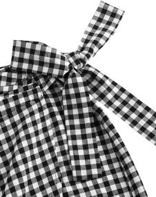 img 2 attached to WDIRARA Womens Gingham Asymmetrical Knotted