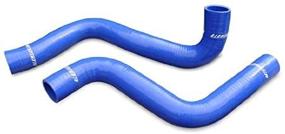 img 3 attached to Mishimoto MMHOSE-RX8-03BL Silicone Radiator Hose Kit Compatible With Mazda RX-8 2004-2011 Blue