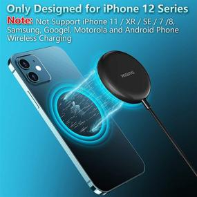 img 3 attached to ⚡️ xiwxi Magnetic Wireless Charger: 15W Fast Charging Pad for iPhone 12 Series (Black)