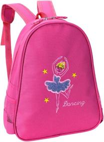 img 2 attached to 🩰 Stylish Ballet Colors Toddler Backpack by BAOHULU: Perfect for Little Dancers on the Go