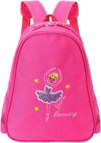 img 4 attached to 🩰 Stylish Ballet Colors Toddler Backpack by BAOHULU: Perfect for Little Dancers on the Go