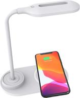 💡 wireless charger led desk lamp with 3 lighting modes, touch control table lamp for home bedroom/study/office логотип