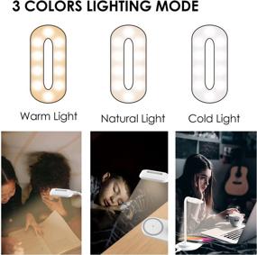 img 3 attached to 💡 Wireless Charger LED Desk Lamp with 3 Lighting Modes, Touch Control Table Lamp for Home Bedroom/Study/Office