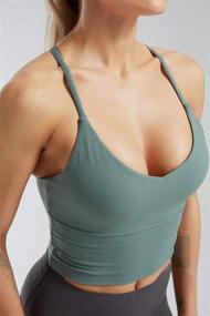 img 1 attached to PINKCOSER Workout Support Wirefree Camisole Sports & Fitness and Running