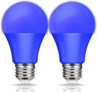 jandcase a19 blue led light bulb logo