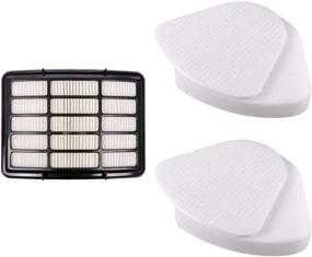 img 4 attached to Shark Navigator Lift-Away NV360 NV350 Vacuum Filter Set - Xff350 Replacement Filters, 2 Foam+2 Felt+1 HEPA Filters - Compatible with NV351, NV352, NV355, NV356E, NV357, NV360, NV370, NV391, UV440, UV490, UV540