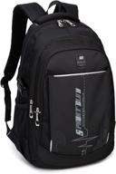 🎒 stylish and functional goldwheat student bookbag shoulder backpacks logo
