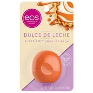 🍯 eos super soft shea sphere lip balm - dulce de leche, deep hydration and moisture seal, sustainably-sourced ingredients, 0.25 oz logo