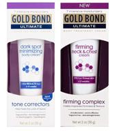 🌟 gold bond ultimate dark spot minimizing & firming cream for neck and chest logo