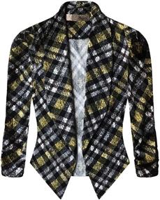 img 3 attached to 👩 Women's JK1133 Casual Office Blazer - Clothing for Women's Suits and Blazers