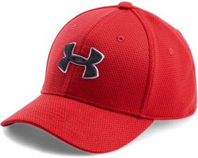 img 2 attached to 🧢 Практичный и стильный: Аксессуары для мальчиков Under Armour Blitzing Stretch Graphite