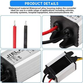 img 3 attached to 💧 Waterproof Car Power Converter: 2-Piece 12V to DC 5V Buck Voltage Regulators, 3A 15W Voltage Converter Module for Car, Truck, Boat, Solar System (Accepts DC 8V - 22V Inputs)