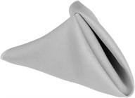 linentablecloth 17 inch polyester napkins: a dozen versatile & durable pieces logo