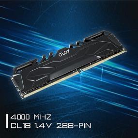 img 1 attached to OLOy DDR4 RAM 16GB (2x8GB) 4000 МГц CL18 1.4V 288-контактный модуль памяти для настольных игр: высокопроизводительная память для игровых энтузиастов.