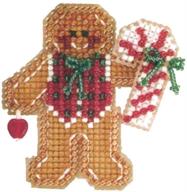 gingerbread ornament mill hill mh18 6306 logo
