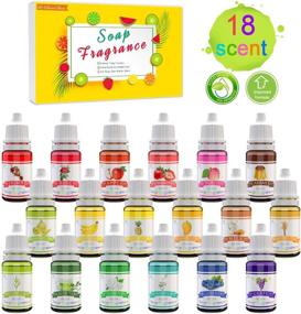 img 3 attached to 🧼 Set of 18 Soap Making Fragrance Oils - Liquid Scent for DIY Bath Bomb, Soap Making Supplies, Slime - Concentrated Food Grade Soap Flavoring for Cosmetic Crafts - 10ml/0.35oz Each